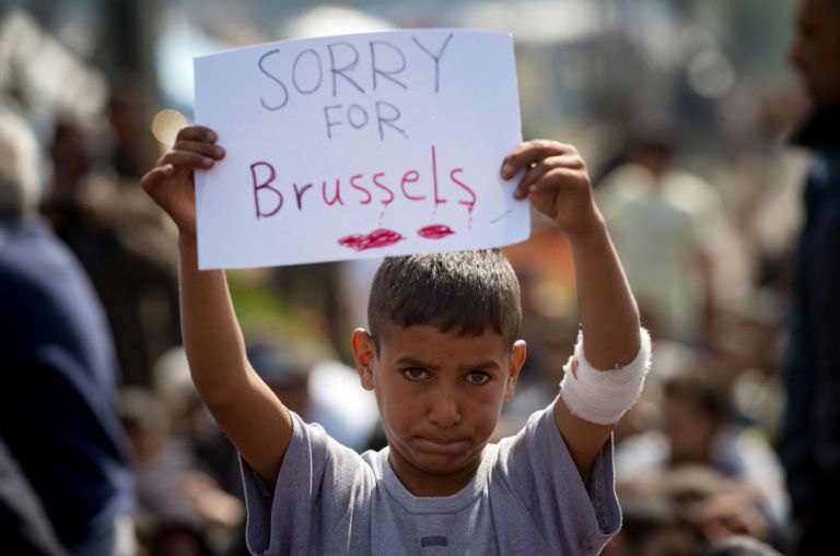 Il piccolo profugo di Idomeni - foto Reuters