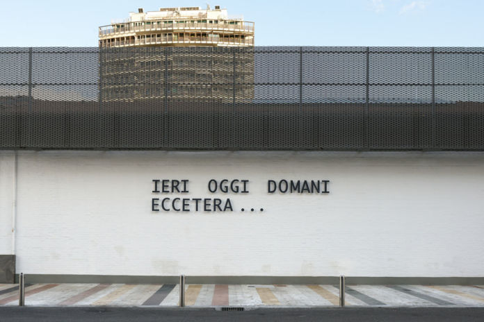 Jonathan Monk, Ieri, Oggi, Domani, Eccetera…, 2016 - courtesy Galleria Enrico Astuni, Bologna – photo Michele Sereni
