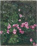 Julian Schnabel, Rose Painting (Near Van Gogh’s Grave) VI, 2015, oil, plates, and bondo on wood, 182,88 x 152,4 x 30,48 cm