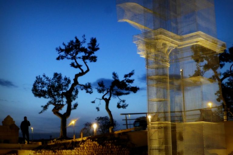 L'installazione di Edoardo Tresoldi per la Basilica paleocristiana di Siponto © Giacomo Pepe