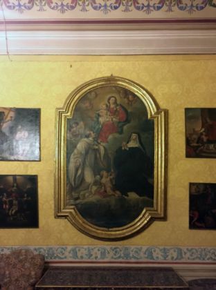 Lucia Ricci, Madonna in gloria fra an Romualdo e santa Scolastica