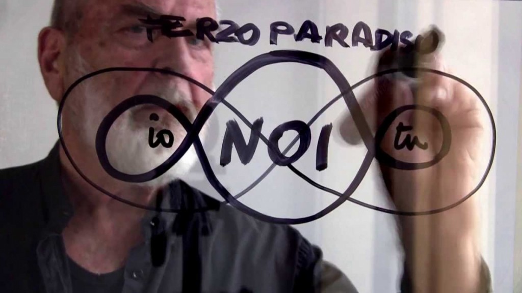 Michelangelo Pistoletto porta Il Terzo Paradiso alla tv. Lunga intervista da Fabio Fazio