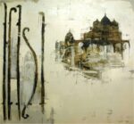 Piero Pizzi Cannella, Roma ferro battuto, 2008 - olio su tela, cm 216x200