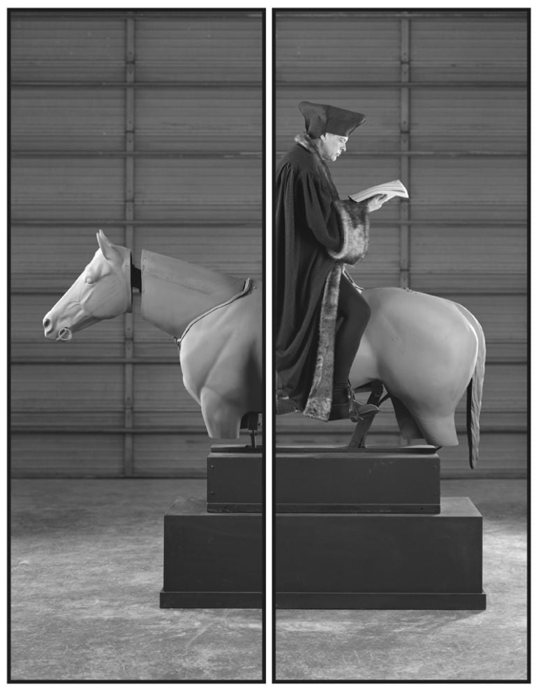 Rodney Graham, Allegory of Folly. Study for an Equestrian Monument in the Form of a Wind Vane - courtesy Sammlung Goetz, München