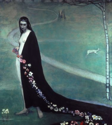 Romaine Brooks, La Primavera, 1910-13 circa, olio su tela, 209 x 185 cm, Collezione Lucile Audouy