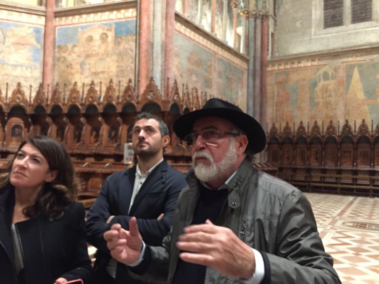 Sergio Fusetti capo restauratore della Basilica di San Francesco dAssisi Giotto, Fiat Lux