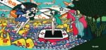 Tomoko Nagao, Botticelli. The Birth of Venus with Baci, Esselunga, PSP, and EasyJet, 2012 - coll. privata