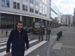 Uno degli scatti di Salvini a Bruxelles 3 La strage di Bruxelles. Immagini e polemiche sul web