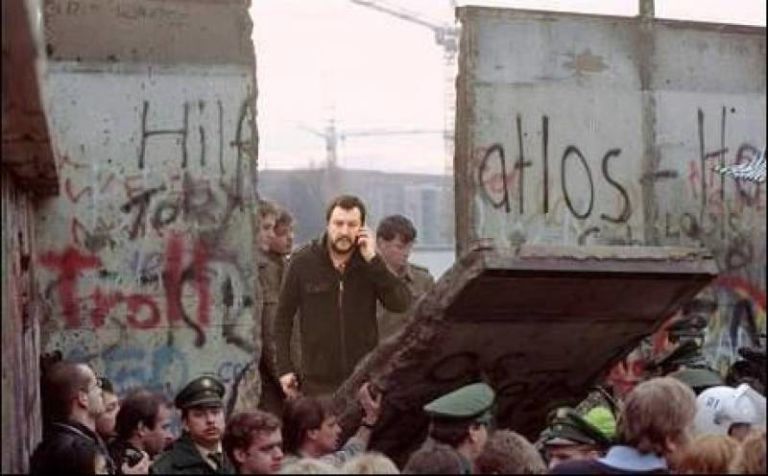 salviniovunque Muro di Berlino La strage di Bruxelles. Immagini e polemiche sul web
