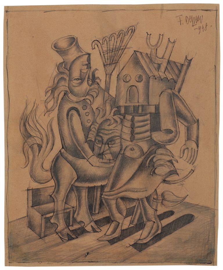 Fortunato Depero, Senza titolo, 1948 - Collezione Ramo