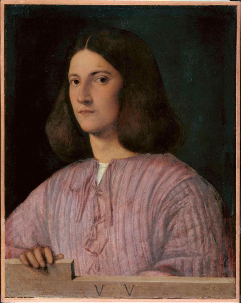 Giorgione, Ritratto d'uomo (Ritratto Giustiniani), 1497-99 - Gemaldegalerie, Staatliche Museen zu Berlin, Preubischer Kulturbesitz - photo © Jorg P. Anders - courtesy Royal Academy of Arts, Londra