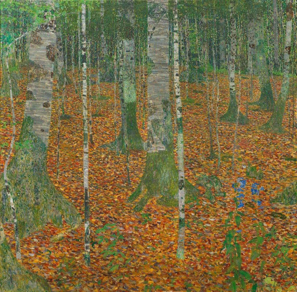 Gustav Klimt, Birch Forest, 1903 - Paul G. Allen Family Collection