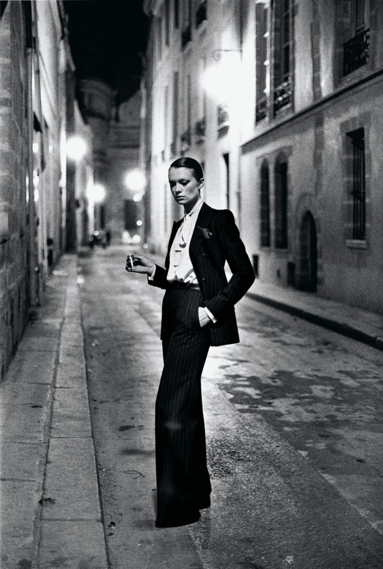Helmut Newton, Rue Aubroit, French Vogue, from the series White Women, Paris 1975 © Helmut Newton Estate
