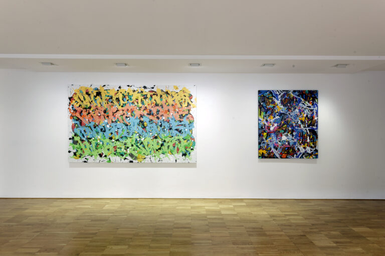 JonOne – Predictably Irrational - installation view at Wunderkammern, Milano 2016