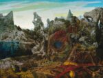 Max Ernst, Paysage avec lac et chimères, c. 1940 - Paul G. Allen Family Collection