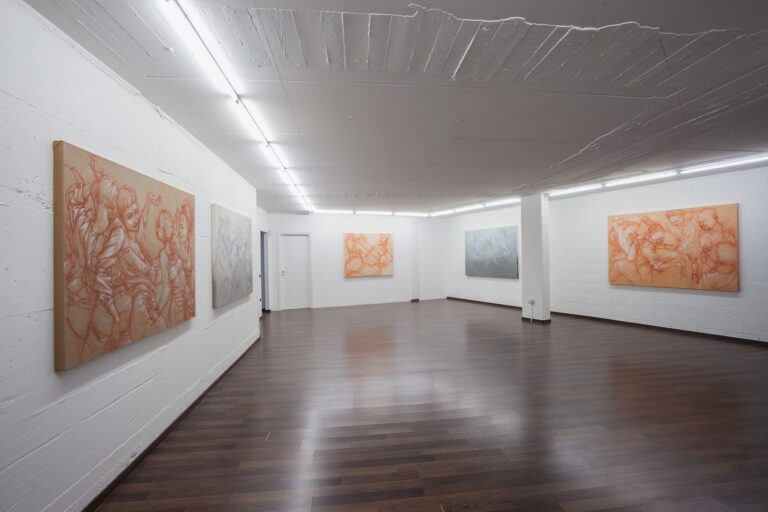 Mode 2 – Transitions - installation view at Patricia Armocida, Milano 2016 - photo Carlo Beccalli
