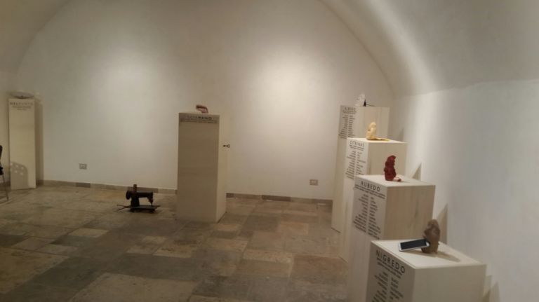 Monica Casalino – La pelle al limen - installation view at Museo Nuova Era, Bari 2016