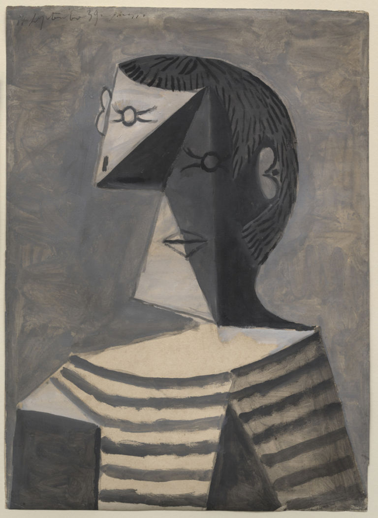 Pablo Picasso, Busto di uomo in maglia a righe, 1939 - Venezia, Collezione Peggy Guggenheim - photo David Heald © Succession Picasso, by SIAE 2016