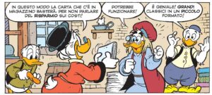 La mostra dedicata ad Aldo Manuzio alle Gallerie dell’Accademia di Venezia diventa un fumetto. È in edicola Topolino n.3151, con la storia di Paperus Picuzio, ispirata al padre dell’editoria moderna