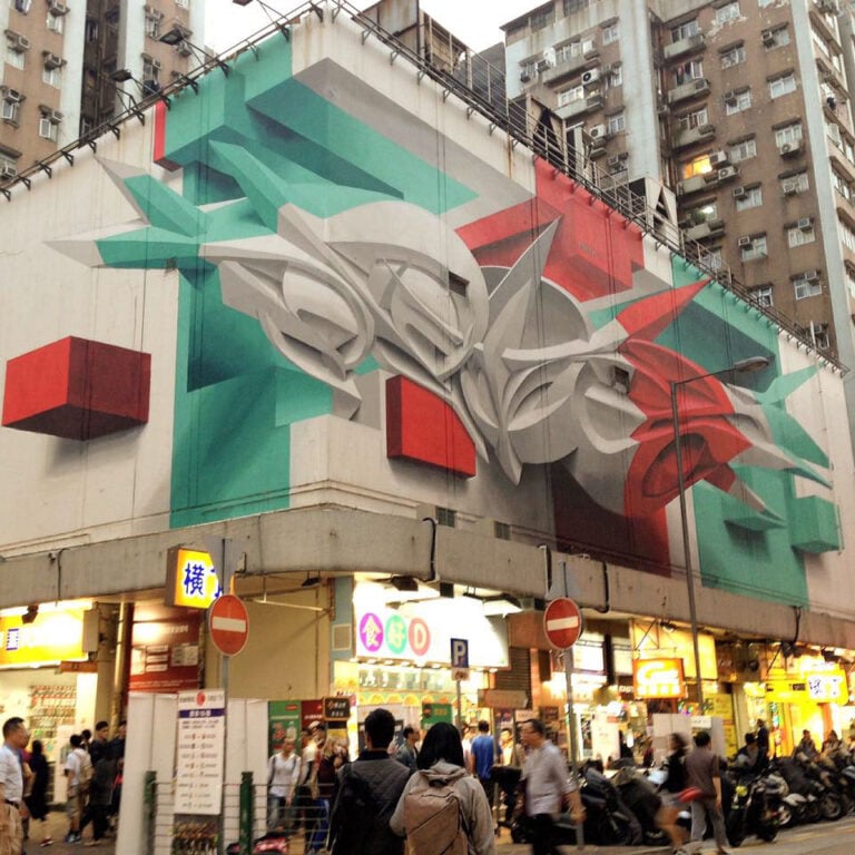 Peeta Il murale 3D del veneziano Peeta, nome d’arte di Manuel Di Rita sfonda ad Hong Kong. Succede nell’ambito del festival Hkwalls
