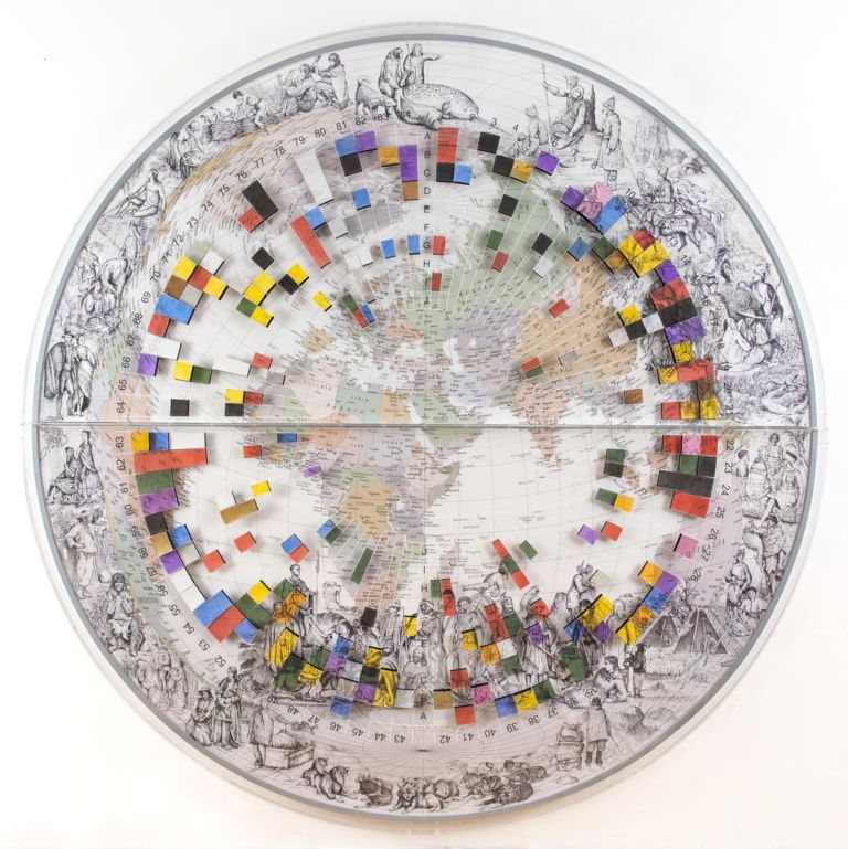 Pietro Ruffo, The Colours of Cultural Map, 2015