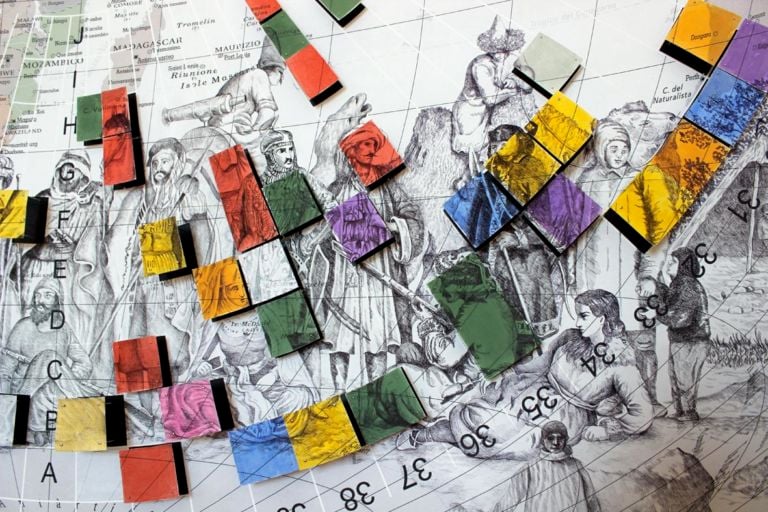 Pietro Ruffo, The Colours of Cultural Map, 2015 (dettaglio)