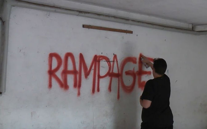 Roberta Garbagnati, Rampage, 2012, video, 6’00’’ - photo courtesy Studio Stefania Miscetti, Roma