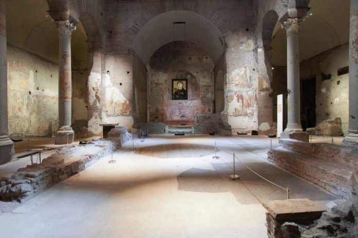 Santa Maria Antiqua tra Roma e Bisanzio - installation view, Roma 2016 - photo Claudia Pescatori