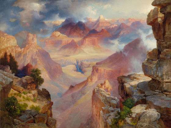 Thomas Moran, Grand Canyon of Arizona at Sunset, 1909 - Paul G. Allen Family Collection