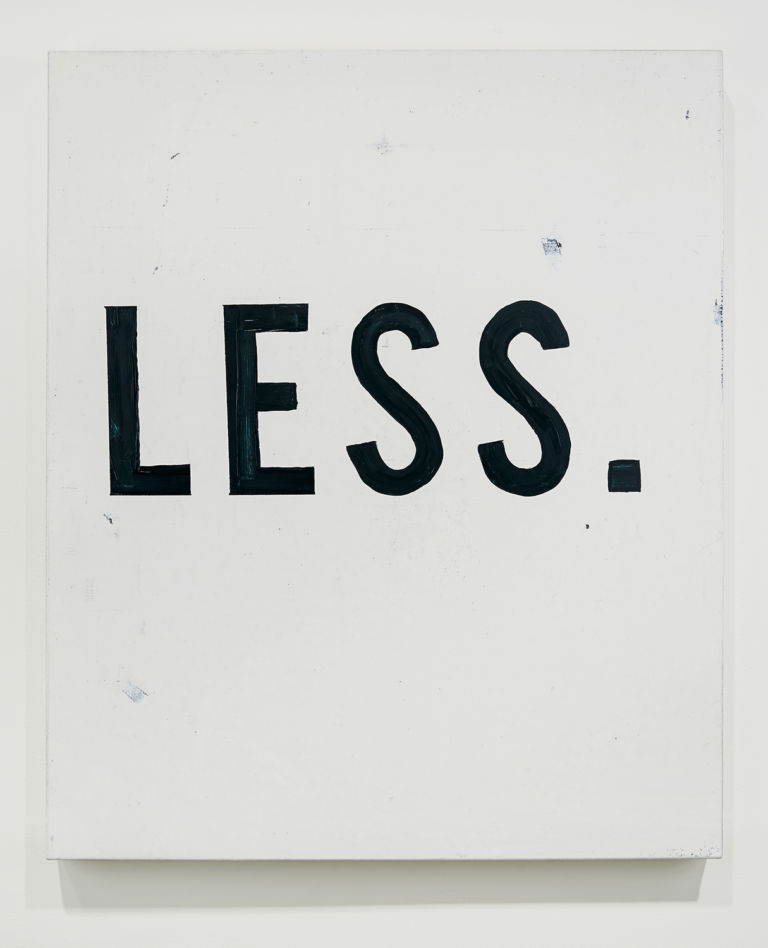 Todd Norsten, Less, 2016 - courtesy Federica Schiavo Gallery, Roma