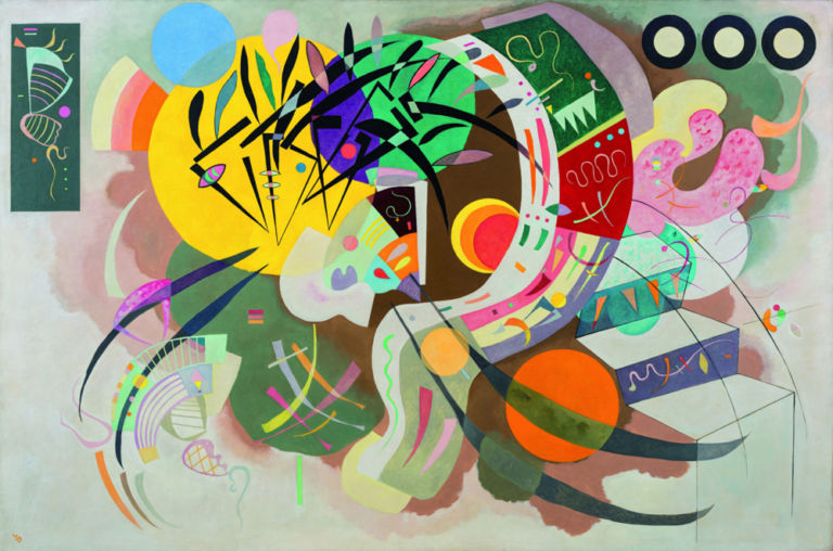 Vasily Kandinsky, Courbe dominante, aprile 1936 - New York, Museo Solomon R. Guggenheim - photo Kristopher McKay