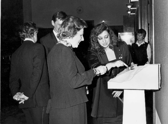 Zaha Hadid e Margaret Thatcher, 1984