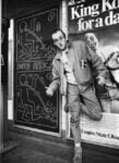 keith haring subway4 Quando Keith Haring riempiva la metropolitana di New York coi graffiti di gesso. E la polizia lo arrestava.