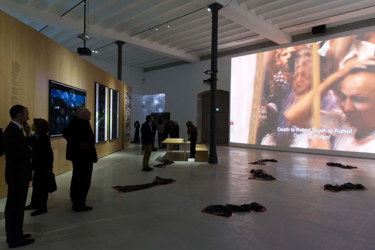 Amos Gitai – Chronicle of an Assassination Foretold - installation view at MAXXI, Roma 2016