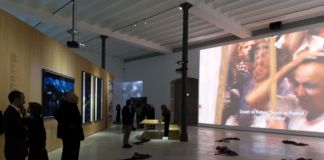 Amos Gitai – Chronicle of an Assassination Foretold - installation view at MAXXI, Roma 2016