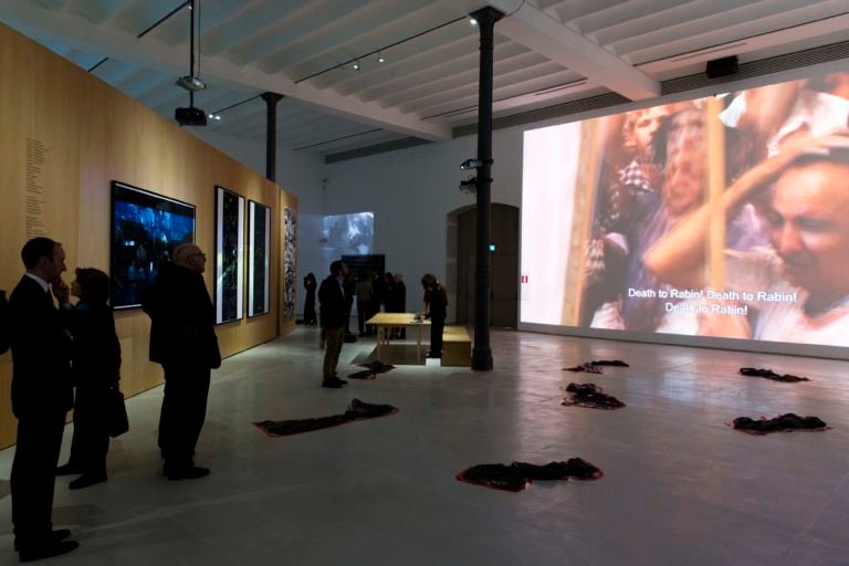Amos Gitai – Chronicle of an Assassination Foretold - installation view at MAXXI, Roma 2016
