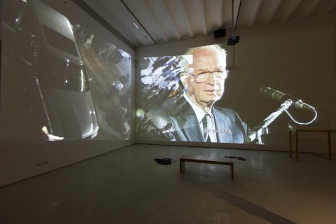 Amos Gitai – Chronicle of an Assassination Foretold - installation view at MAXXI, Roma 2016