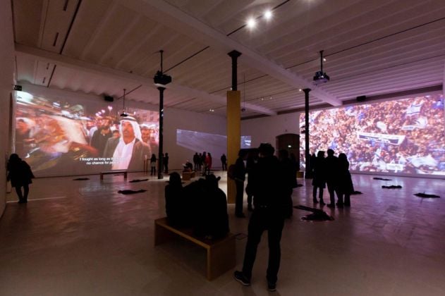 Amos Gitai – Chronicle of an Assassination Foretold - installation view at MAXXI, Roma 2016