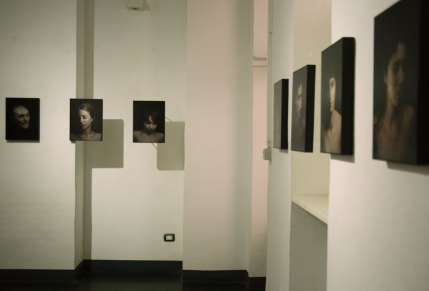 Andrea Rosset – Intra - installation view at Fusion Art Gallery, Torino 2016 - photo Davies Zambotti