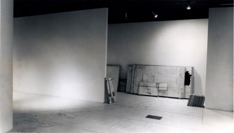 Baldo Diodato - One man show – installation view at Alessandra Gallery, New York 1976