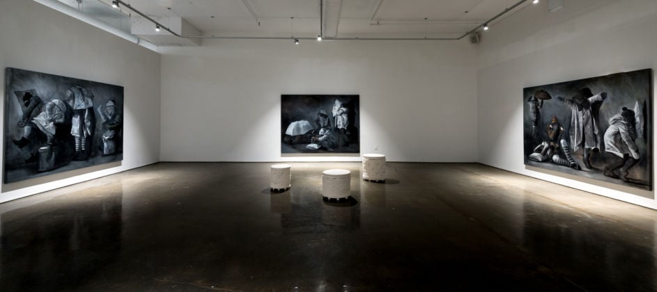 Beatrice Scaccia – Call the bluff - installation view at Cara Gallery, New York 2016 - photo Federico Possati