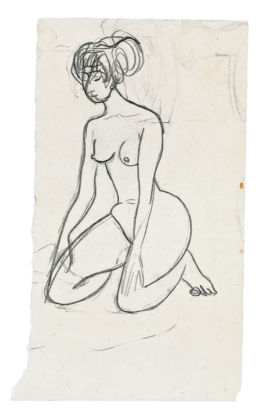 Carlo Scarpa, Figura femminile, s.d. - collezione privata