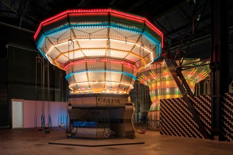 Carsten Höller – Doubt - installation view at Pirelli HangarBicocca, Milano 2016 - courtesy of the artist and Pirelli HangarBicocca, Milano photo © Attilio Maranzano