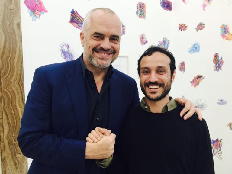 Edi Rama galleria Alfonso Artiaco Napoli 19 Alla galleria Artiaco di Napoli la prima mostra personale in Italia di Edi Rama, il premier dell'Albania