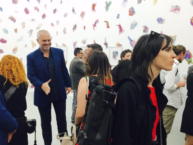 Edi Rama galleria Alfonso Artiaco Napoli 26 Alla galleria Artiaco di Napoli la prima mostra personale in Italia di Edi Rama, il premier dell'Albania