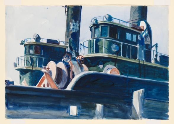 Edward Hopper, Two Trawlers, 1923-24 - Whitney Museum of American Art, New York; Josephine N. Hopper Bequest - © Heirs of Josephine N. Hopper, Licensed by Whitney Museum of American Art
