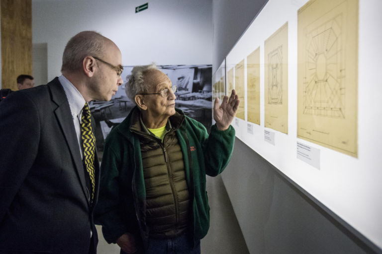 Frank Stella and Synagogues of Historic Poland - installation view at POLIN Museum, Varsavia 2016 - photo Magda Starowieyska