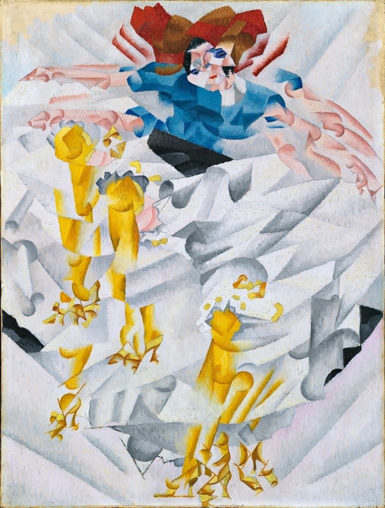 Gino Severini, Ballerina in giallo (La Chahuteuse), 1912 - Milano, Museo del Novecento, Collezione Jucker