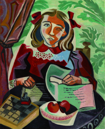 Gino Severini, Petite fille en rouge, 1946