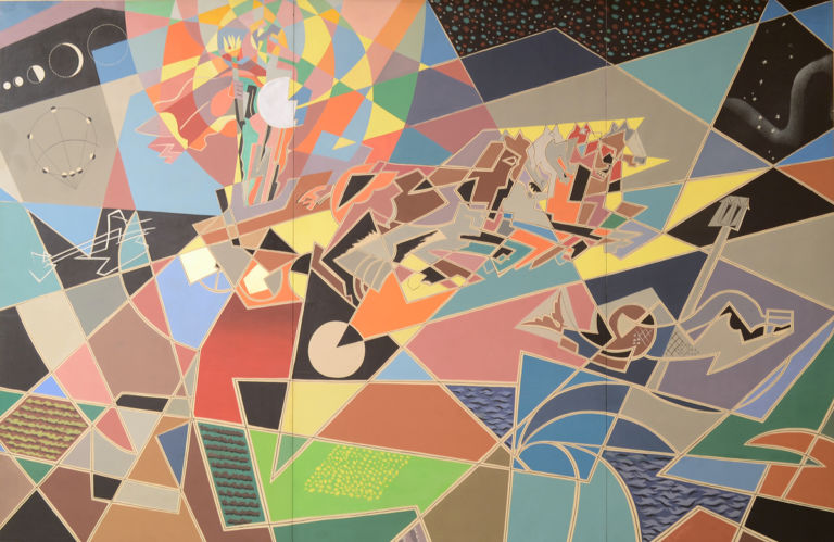 Gino Severini, Zeus partorito dal sole, 1954